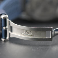 IWC Pilot Chronograph, Deployant Clasp Custom Rubbber Strap (Ref. IW371701)