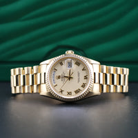 Rolex 36mm Day-Date, Cream Roman Dial President (Ref. 18238)