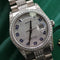 Rolex Day-Date 36mm, Pavé Arabic Blue Enamel, Diamond Bezel/Lugs/Bracelet White Gold (Ref. 118389)
