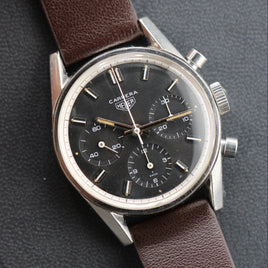Heuer Carrera, Black Dial (Ref. 2447N)