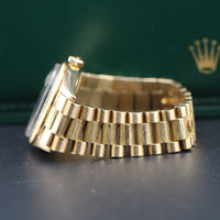 Rolex Day-Date 36mm Bark Bezel and Bracelet, Silver Dial (Ref. 1807)