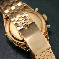 Rolex Dato Compax "Jean Claude Killy" Gold Brick Bracelet (Ref. 6036)