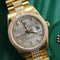 Rolex Day-Date 36mm, Silver Diamond Dial, Diamond Bezel, Diamond Bracelet (Ref. 118348)
