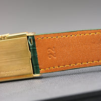 Eberhard & Co "Tank" Style, 18k Gold Art Deco Watch, Circ. 1940s