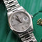 Rolex Day-Date 36mm Platinum President, Silver Diamond Dial (Ref. 18206)