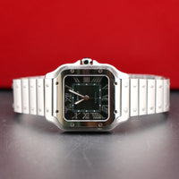 Cartier Santos de Cartier, Green Dial, Steel (Ref. WSSA0061)