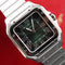 Cartier Santos de Cartier, Green Dial, Steel (Ref. WSSA0061)