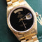 Rolex Day-Date 36mm Onyx Dial, Bark Bezel and Bracelet (Ref. 18078)