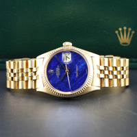 Rolex DateJust 36mm Lapis Dial on Jubilee (Ref. 1601)