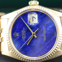 Rolex DateJust 36mm Lapis Dial on Jubilee (Ref. 1601)