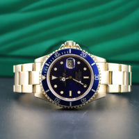 Rolex Submariner Date "Bluesy" All Gold (Ref. 16618LB)