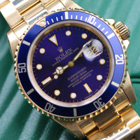 Rolex Submariner Date "Bluesy" All Gold (Ref. 16618LB)
