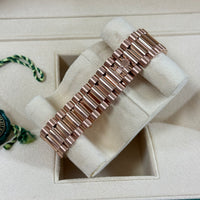 Rolex Day-Date 36 Rose Gold "Aventurine" Dial 36mm President (Ref. 128235)