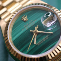 Rolex DateJust 26mm Malachite Dial, President Band (Ref. 69178)