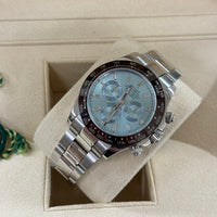 Rolex Cosmograph Daytona Platinum Baguette Diamond Dial Watch (ref. 116506A)
