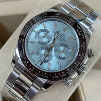 Rolex Cosmograph Daytona Platinum Baguette Diamond Dial Watch (ref. 116506A)