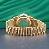 Rolex Day-Date 36mm, Mother of Pearl Gold Roman Dial, Smooth Bezel President (Ref. 18208)