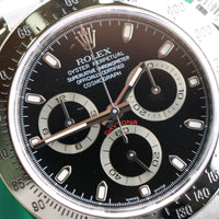 Rolex Cosmograph Daytona, Black Dial Steel Bezel (Ref. 116520)