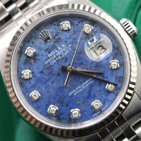 Rolex DateJust 36mm Sodalite Diamond Dial on Jubilee (Ref. 16234)&nbsp;