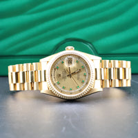 Rolex Day-Date 36mm, Emerald String Dial, President (Ref. 18238)