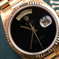 Rolex Day-Date 36mm Onyx Dial, President (Ref. 18238)
