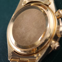 Rolex Daytona, Yellow Sigma Dial, Oyster Riveted Bracelet 18k Gold (Ref. 6265)