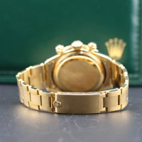 Rolex Daytona, Yellow Sigma Dial, Oyster Riveted Bracelet 18k Gold (Ref. 6265)