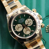 Rolex Daytona "John Mayer" Green Dial 18k Gold (Ref. 126508)