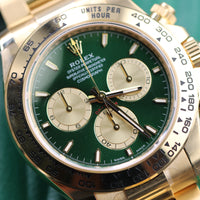 Rolex Daytona "John Mayer" Green Dial 18k Gold (Ref. 126508)