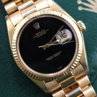 Rolex DateJust 36mm Onyx Dial on President (Ref. 1601)