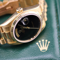 Rolex Day-Date 36mm Onyx Dial, President (Ref. 18038)
