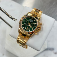 Rolex Daytona "John Mayer" Yellow Gold, Green Dial (Ref. 116508)