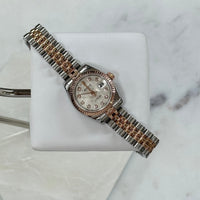 Rolex Ladies DateJust 26mm Steel/Rose Diamond Anniversary Dial (Ref. 179171)