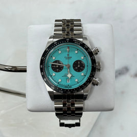 Tudor Black Bay, Flamingo Blue Chronograph (Ref. 79360N)