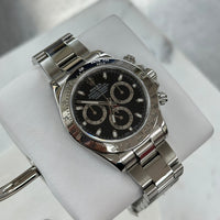 Rolex Daytona, Black Dial Steel Bezel (Ref. 116520)