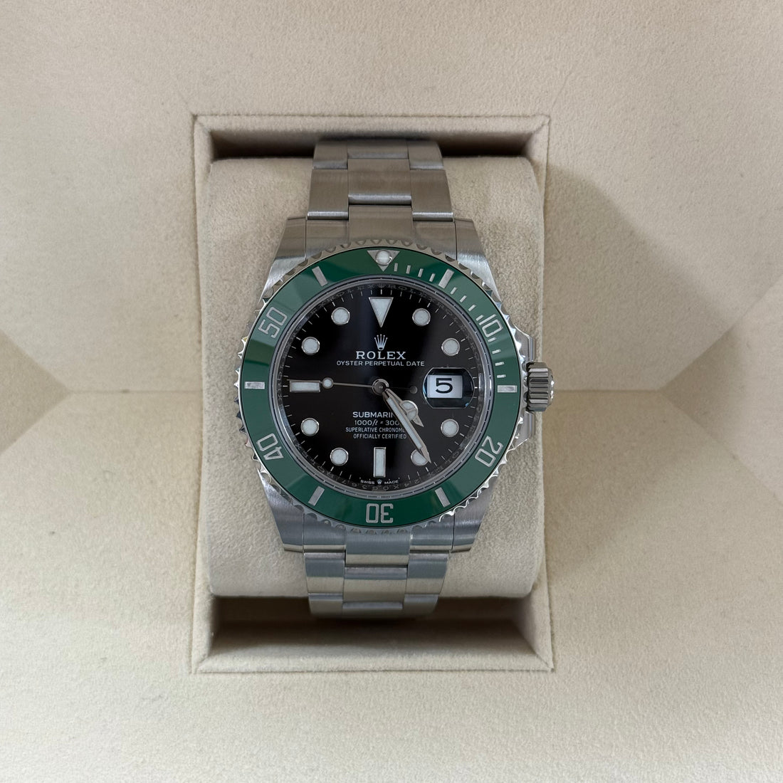 Rolex Submariner 41mm Green Bezel Black Dial 126610LV Watch