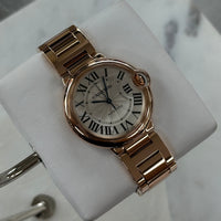 Cartier Ballon Bleu 36mm, Rose Gold, White Dial (Ref. 3003)