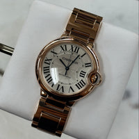 Cartier Ballon Bleu 36mm, Rose Gold, White Dial (Ref. 3003)