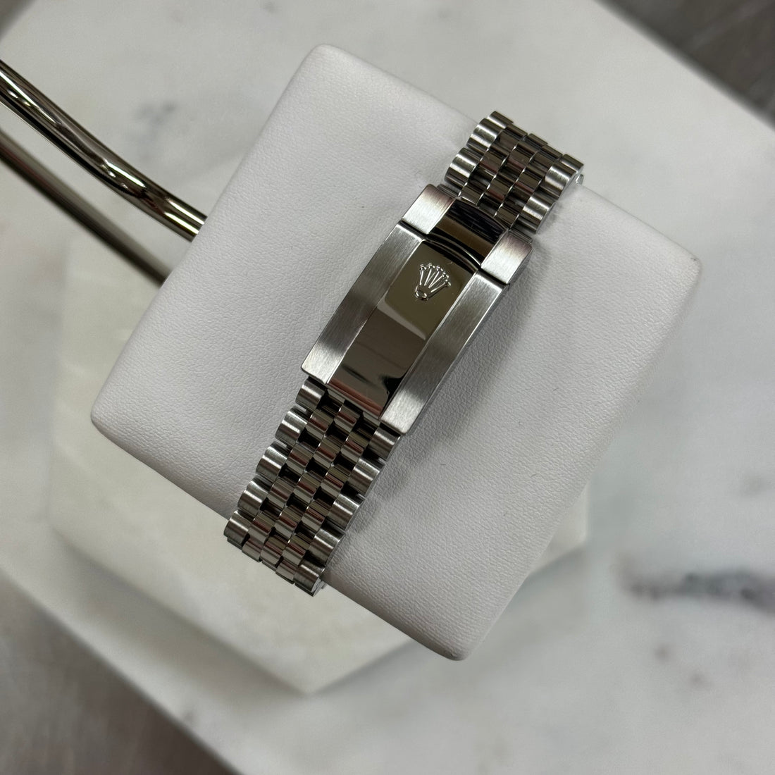 Rolex DateJust 41 Grey Rhodium Jubilee Stainless Steel / 18K White Gold Bezel - Ref. 126334