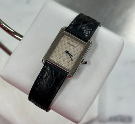 Cartier Tank Solo "Python" Stainless Steel (Ref. 3170)
