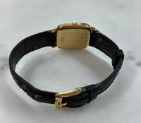 Piaget Pave Ladies Lapis Lazuli / Diamond 18K Yellow Gold Watch on Leather (Ref. 9904)