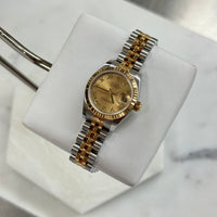 Rolex DateJust 26mm Champagne Roman Dial Ref. 179173