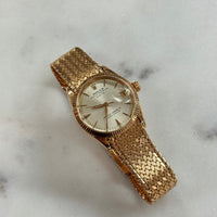 Rolex Date 30mm, Mesh Band Rose Gold (Ref. 6657)