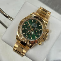 Rolex Cosmograph Daytona Yellow Gold Green Dial "John Mayer" Ref. 116508