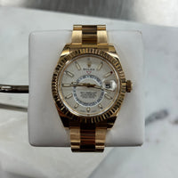 Rolex Sky-Dweller Yellow Gold White Dial Ref. 326938)