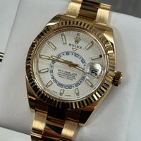 Rolex Sky-Dweller Yellow Gold White Dial Ref. 326938)