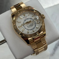 Rolex Sky-Dweller Yellow Gold White Dial Ref. 326938)