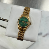 Rolex DateJust 26 President "Malachite" Ref. 69178
