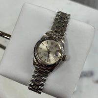 Rolex DateJust 26 President White Gold "TIFFANY&CO" Dial Watch Ref. 6917