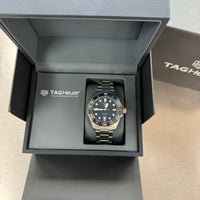 Tag Heuer Aquaracer 43mm Blue Professional 300M WBP201B Watch